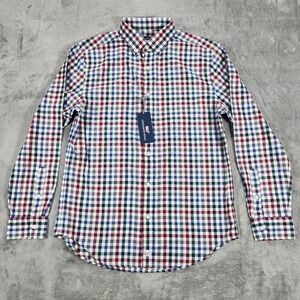 Vineyard Vines Shirt Mens Medium Moonshine Tin House Check Classic Fit Murray